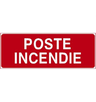 Panneau Poste incendie
