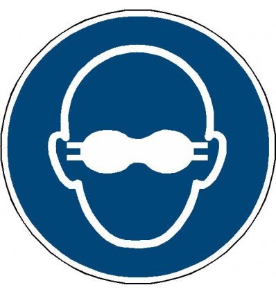 Panneau Protection oculaire opaque obligatoire - M007