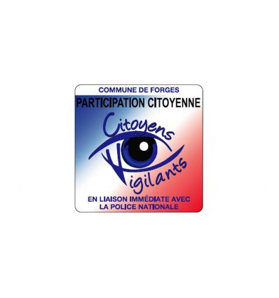 Panneau protection voisins attentifs