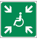 Panneau Refuge temporaire d’évacuation - E024