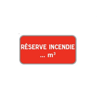 Panneau Réserve incendie