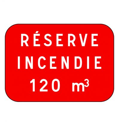 Panneau Réserve incendie