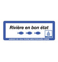 Panneau Rivière en bon état