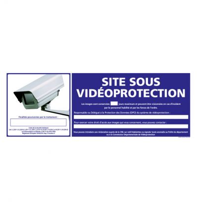 Panneau Site Sous Vidéo-Protection