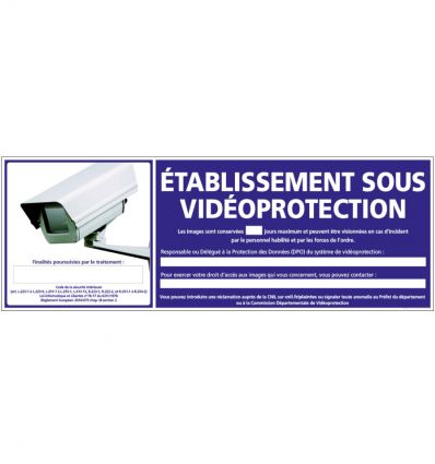 Panneau Site Sous Vidéo-Protection