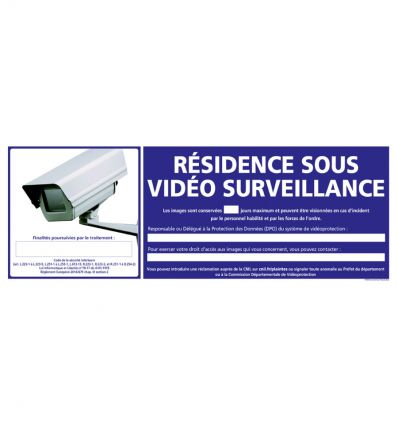 Panneau Site Sous Vidéo-Protection