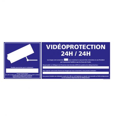 Panneau Site Sous Vidéo-Protection