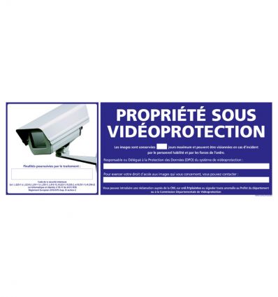 Panneau Site Sous Vidéo-Protection