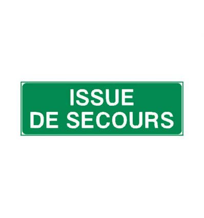Panneau Sortie de secours Texte seul
