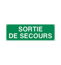 Panneau Sortie de secours Texte seul
