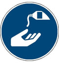 Panneau Utiliser une crème de protection - M022