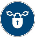 Panneau Verrouillage obligatoire - M028