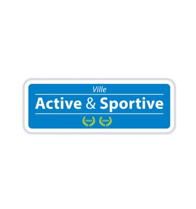 Panneau Ville Active et Sportive