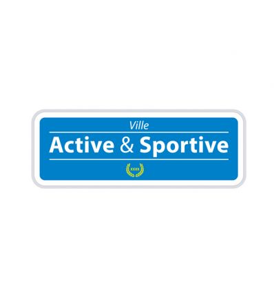 Panneau Ville Active et Sportive