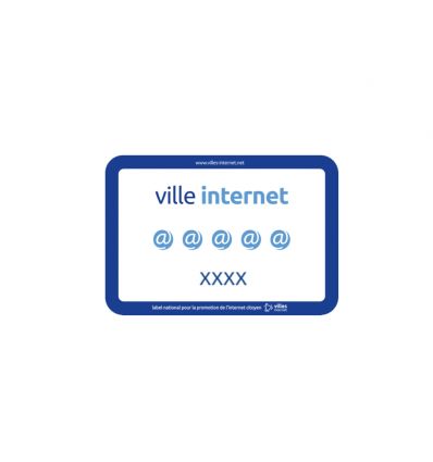 Panneau Ville Internet