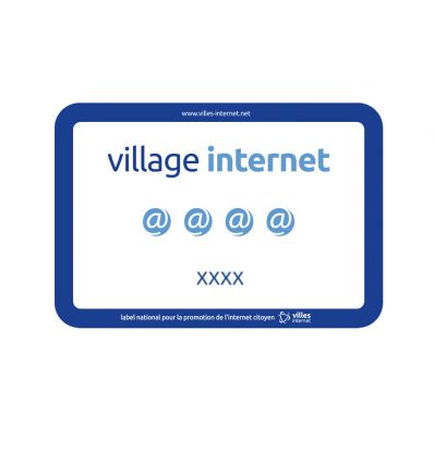 Panneau Ville Internet
