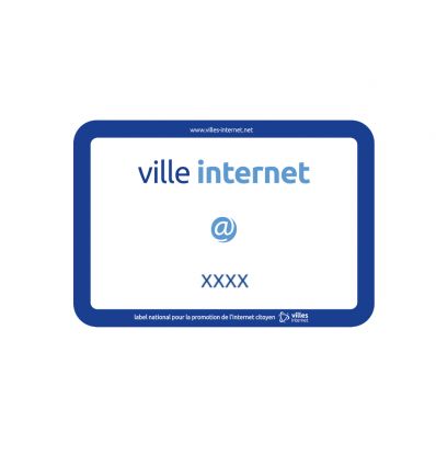 Panneau Ville Internet