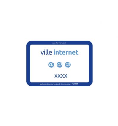 Panneau Ville Internet