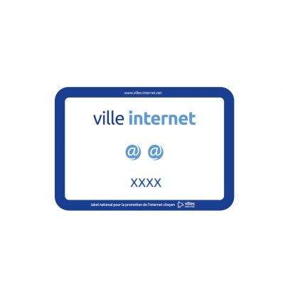 Panneau Ville Internet