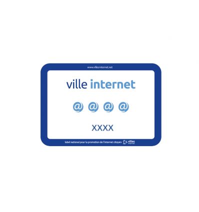 Panneau Ville Internet