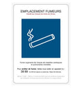 Panneau Zone fumeur