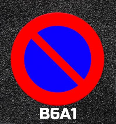 Panneaux routiers thermocollés de type B