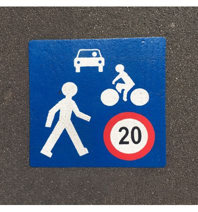 Panneaux routiers thermocollés de type C et CE
