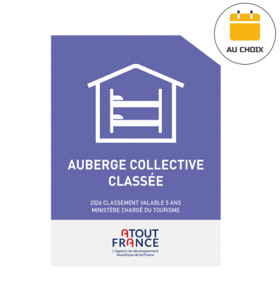 Panonceau auberge collective classée