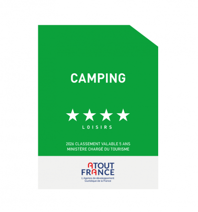 Panonceau classement camping tourisme ou loisirs