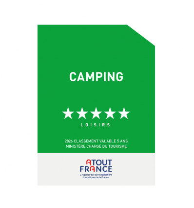 Panonceau classement camping tourisme ou loisirs