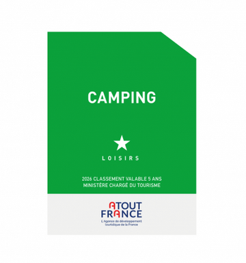 Panonceau classement camping tourisme ou loisirs