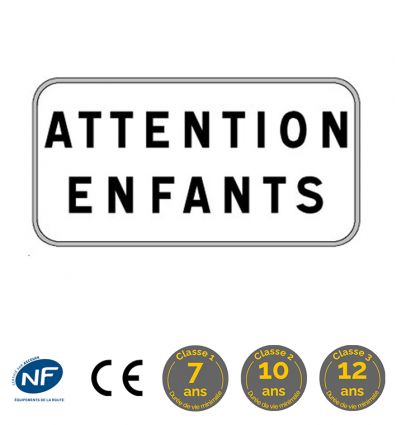 Panonceau M9z : Attention enfants