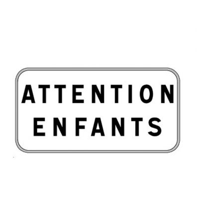 Panonceau M9z : Attention enfants