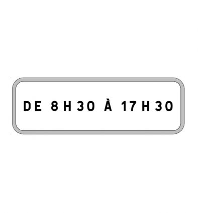 Panonceau M9z Horaires