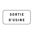 Panonceau M9z : Sortie d'usine