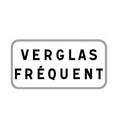 Panonceau M9z : Verglas fréquent