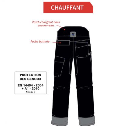 Pantalon de Travail Chauffant
