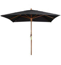 Parasol terrasse restaurant carré 2,5 m