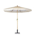 Parasol rond à rayures professionnel 2,5 m