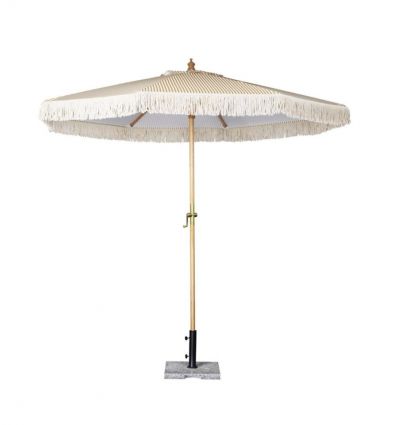 Parasol rond à rayures professionnel 2,5 m