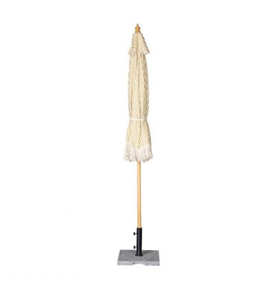 Parasol rond à rayures professionnel 2,5 m