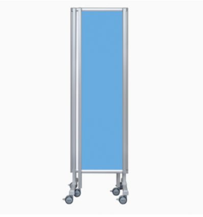 Paravent médical sur roulette en polycarbonate