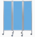 Paravent médical sur roulette en polycarbonate