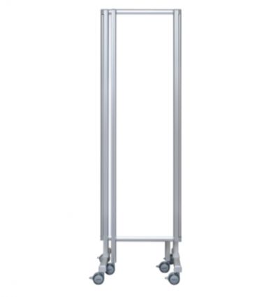 Paravent médical sur roulette en polycarbonate
