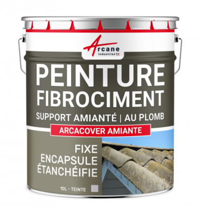 Peinture fibrociment amiante