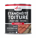Peinture résine d'étanchéité toiture en pente