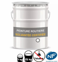 Peinture Routière Solvantée Blanche Certifiée sans toluène