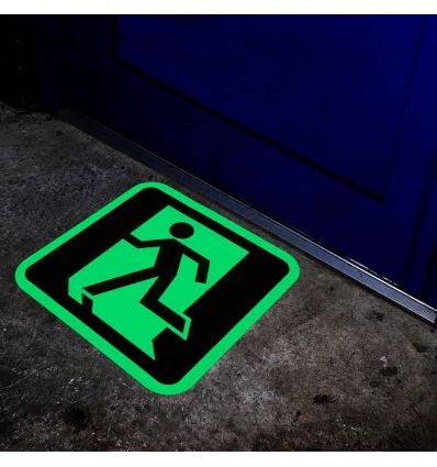Pictogramme marquage au sol photoluminescent