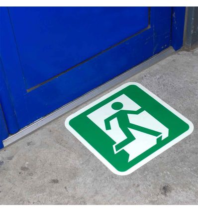 Pictogramme marquage au sol photoluminescent