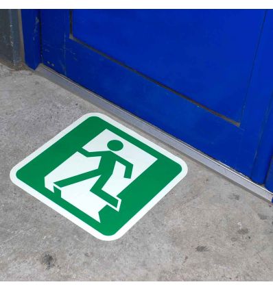 Pictogramme marquage au sol photoluminescent